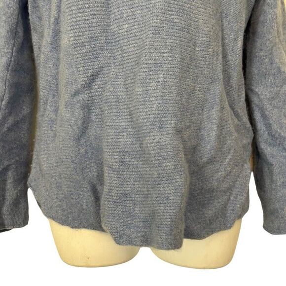 Max Studio Womens Blue 100% 2-Ply Cashmere Long Sleeve Pullover Sweater sz M - Picture 5 of 16